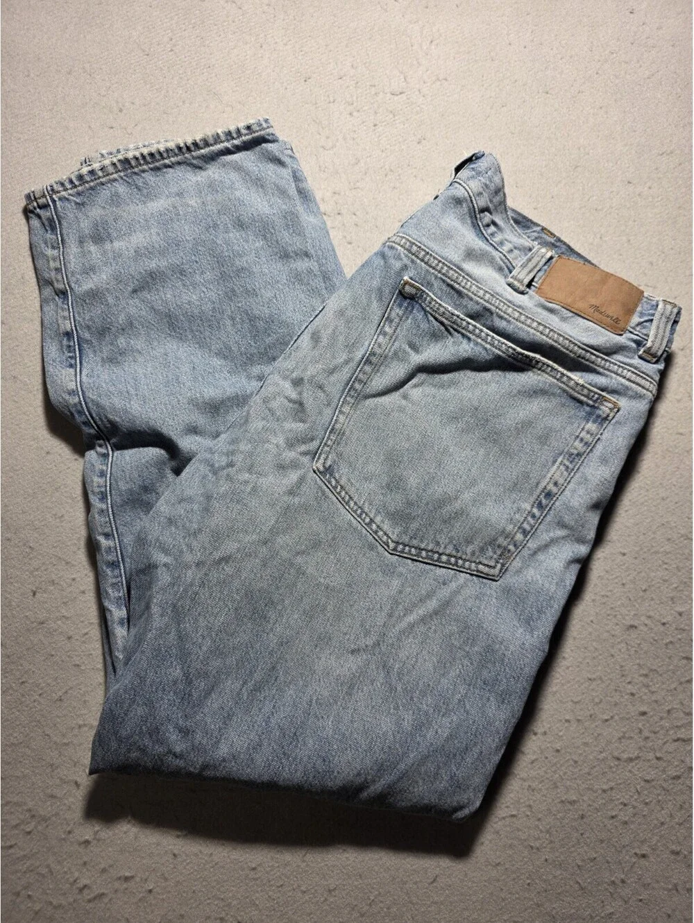 Madewell Men's The 1991 Straight Jeans Size 38x30 Light Wash 100% Cotton NV075